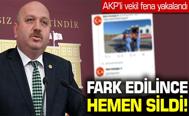 AKP'li vekil fena yakalandı