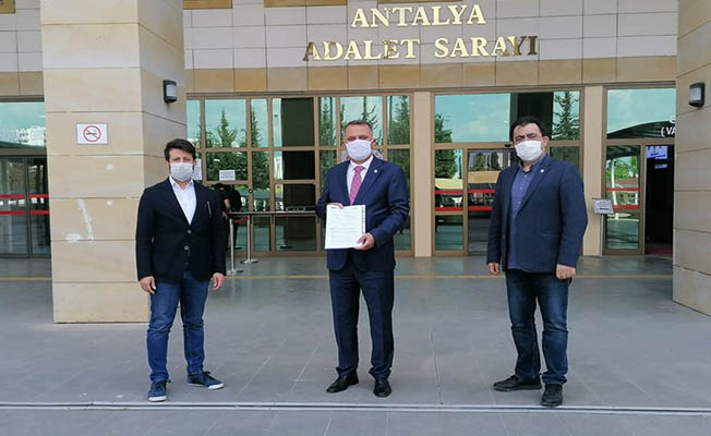 CHP Antalya'dan Fatih Tezcan'a suç duyurusu