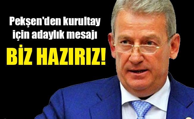 CHP'de Haluk Pekşen'den kurultay için adaylık mesajı