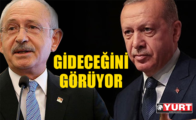 Erdoğan gideceğini görüyor, kaybedeceğini görüyor