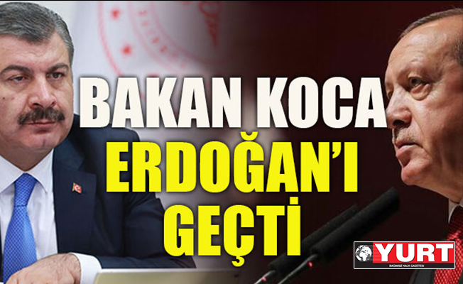 Bakan Koca, Erdoğan’ı geçti