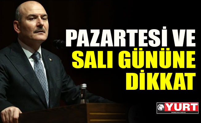 Soylu'dan kritik uyarı