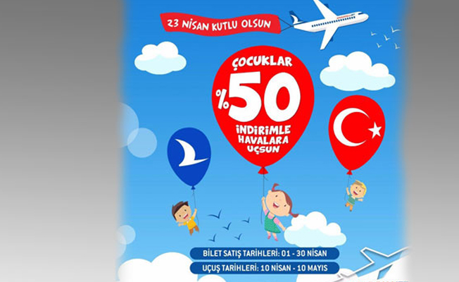 Anadolu Jet'ten 23 Nisan  için kampanya