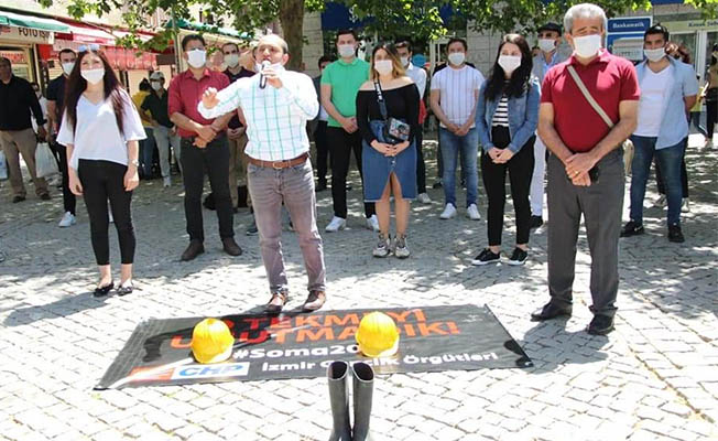 CHP'nin gençleri Soma faciasını unutmadı