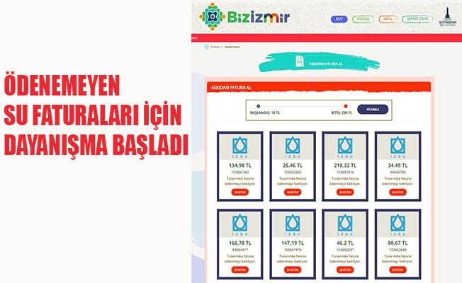 Askıda fatura İzmir'de