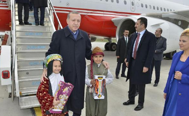Erdoğan açılış için Diyarbakır'da