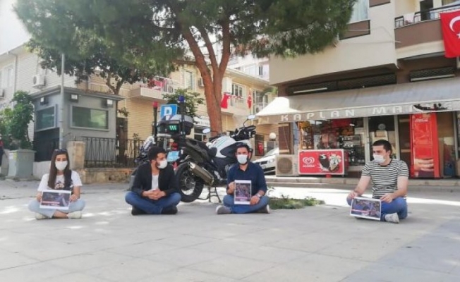 CHP Gaziemir Gençlik Kolları'ndan, Eren Yıldırım için oturma eylemi!
