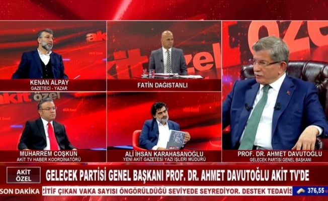 Davutoğlu: AK Parti'nin avukatı değilsiniz, Allah'tan korkun