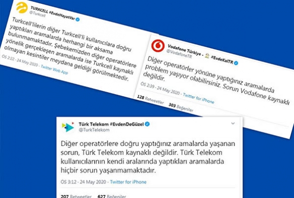Türk Telekom, Turkcell, Vodafone birbirini suçladı