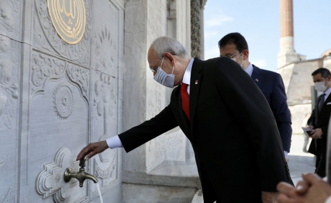 Kılıçdaroğlu ve İmamoğlu o çeşmeden su içti