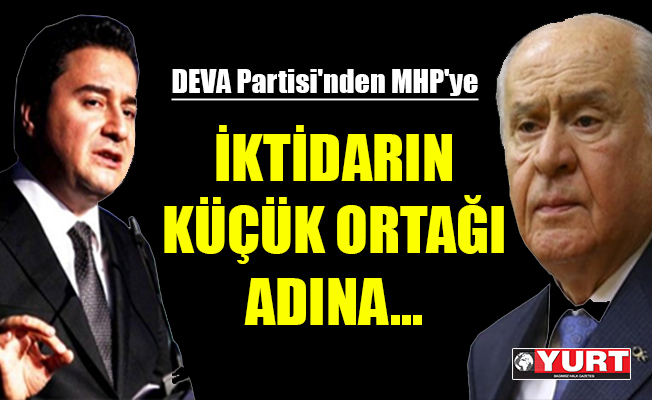DEVA Partisi'nden MHP'ye yanıt