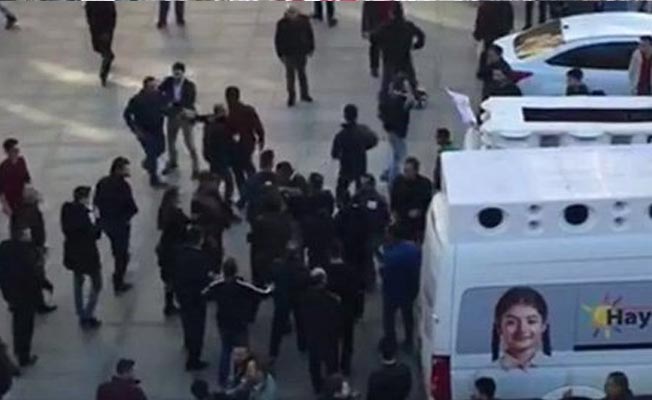 Hayır çalışması yapanlara saldırı