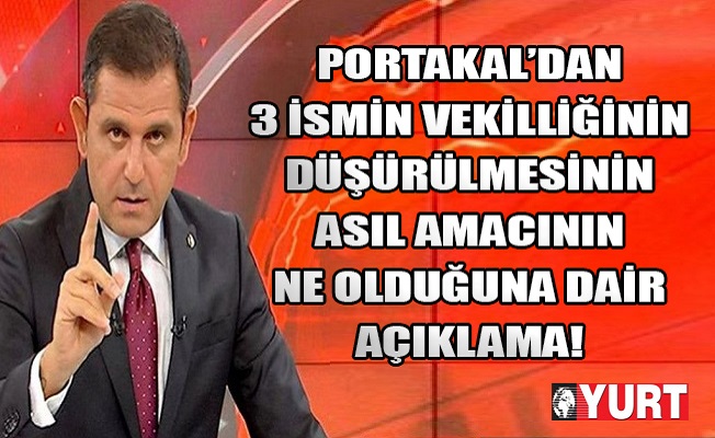 Portakal: Asıl amaç, ekonominin ve geçim sıkıntısının konuşulmaması