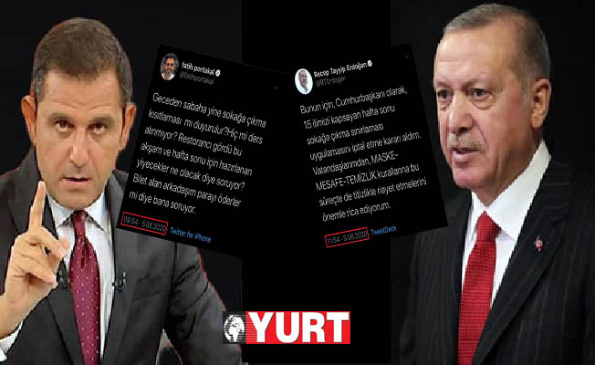 Portakal tweet attı, Erdoğan sokağa çıkma yasağını iptal etti