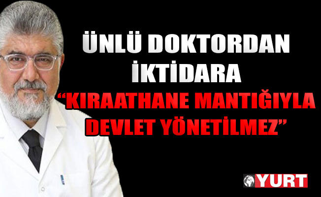 Dr. Serdar Savaş: Devlet, bilim ve akılla yönetilmeli