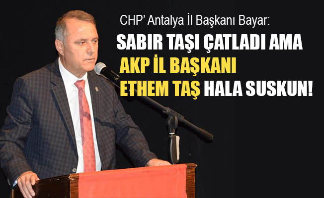 CHP'li Bayar: Yüreğiniz varsa rüşvet olayını sorgulayın