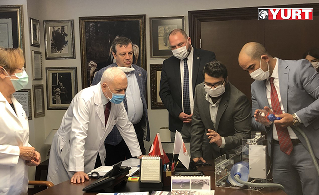 Mühendis Başkan Gümrükçü Yerli Üretim Solunum Cihazını Başkent Üniversitesi’ne Teslim Etti