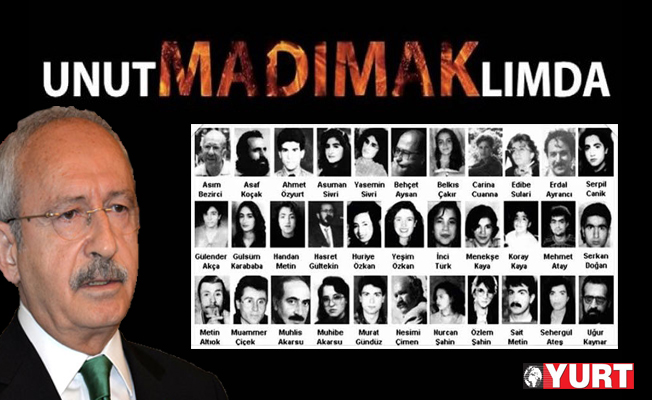 Kılıçdaroğlu'ndan Sivas Katliamı'nda yitirilen canlar için anma mesajı