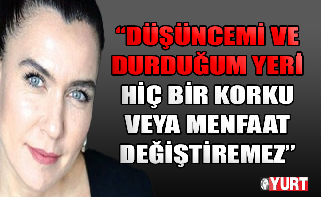 Şevval Sam'dan sanat camiasındaki baskılara karşı dik duruş