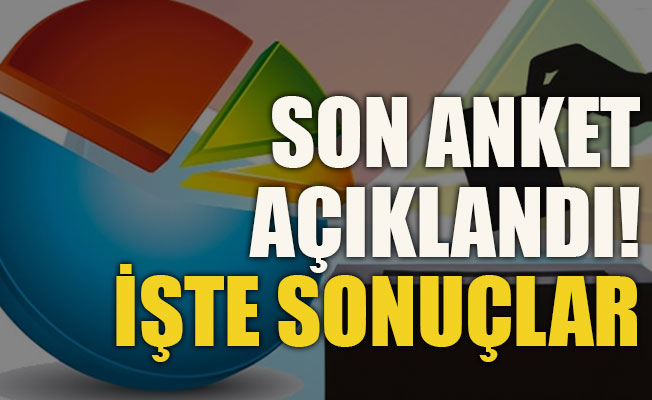 İşte son anket sonuçları