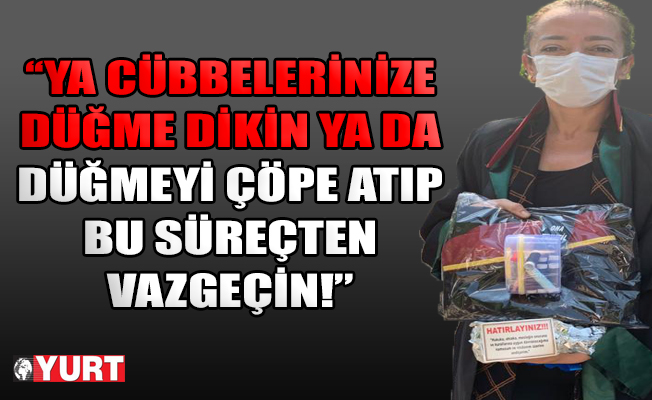 Baro başkanlarından Adalet Komisyonu'ndaki AKP ve MHP'li üyelere düğme ve cübbeli çağrı