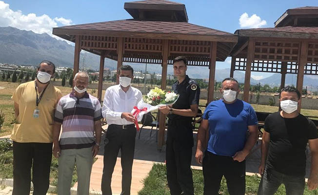 Bisikletçilerden protokol üyelerine teşekkür ziyareti