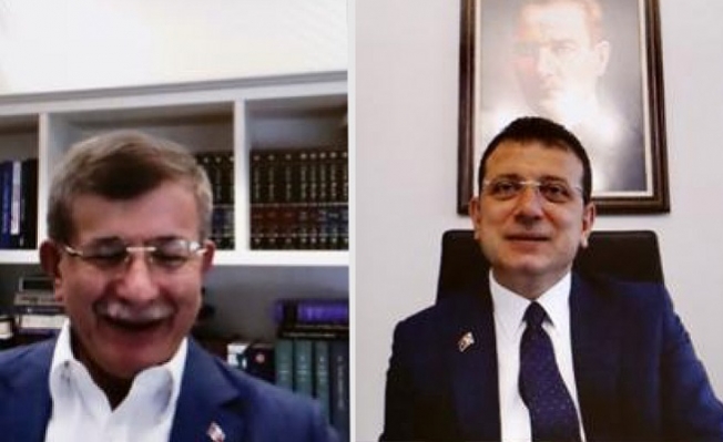 İmamoğlu parti başkanlarına Kanal İstanbul'u anlattı