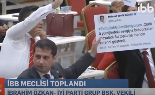 Tevfik Göksu attığı FETÖ tweetleri gösterilince rezil oldu!