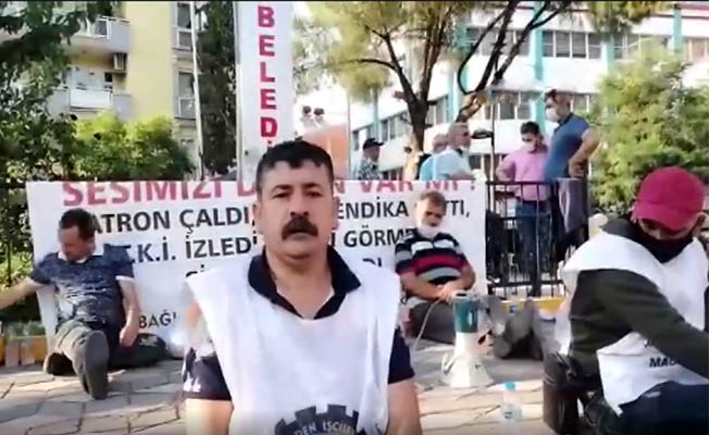 Somalı madenciler oturma eylemi başlattı
