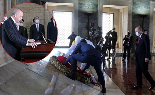 Erdoğan Anıtkabir Özel Defteri'ne ne yazdı?