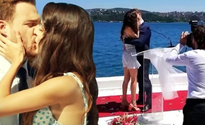 Kerem Bürsin ve Hande Erçel'in öpüşme sahnesini sızdıran kişi kovuldu