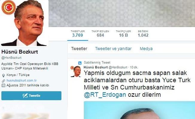 'Evet ben gerizekalıyım' yazdılar