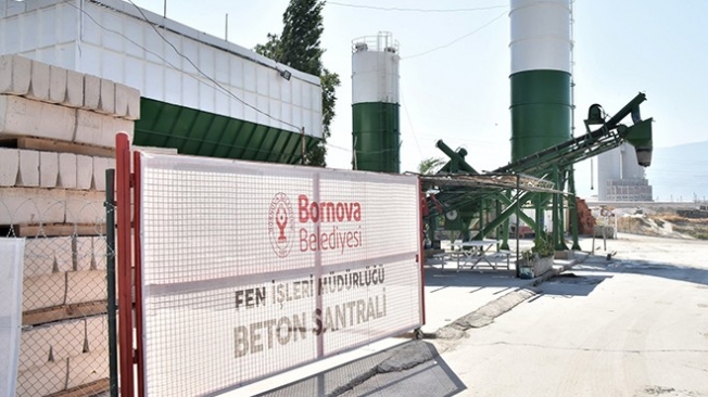 Bornova'nın beton tesisi yenilendi!