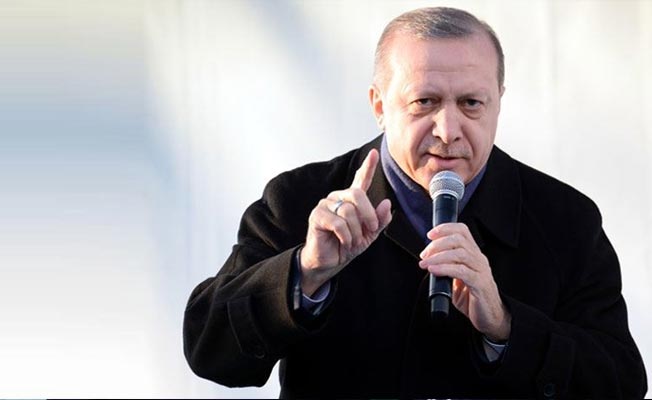 Erdoğan'dan kendisine seslerini duyurmaya çalışan işçilere tepki