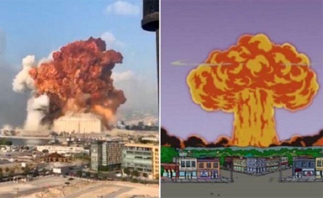 Kahin dizi Simpsons bunu da mı bildi?