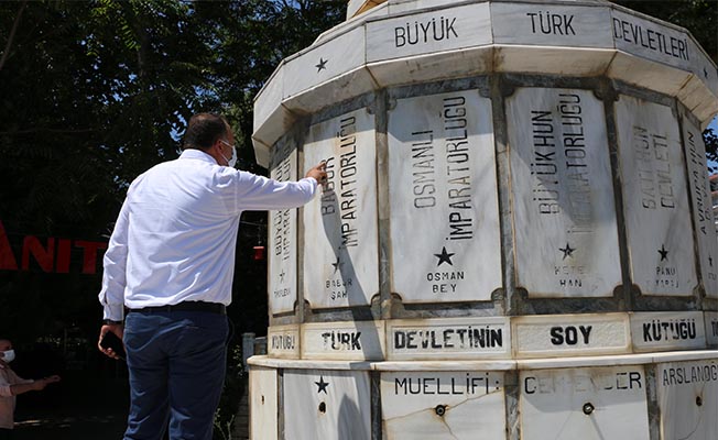 Atatürk ve Türk Devletleri Anıtı restore edilecek
