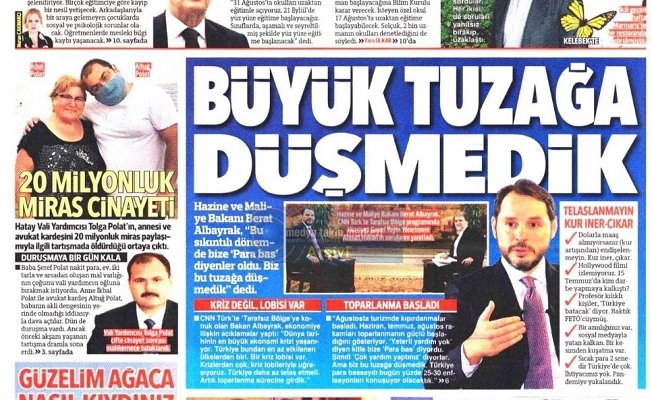 Berat Albayrak'ın dolar açıklamasına Hürriyet'ten destek