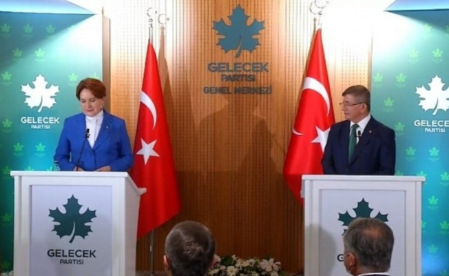 Akşener ve Davutoğlu'ndan ortak açıklama: Gül aday olacak mı?