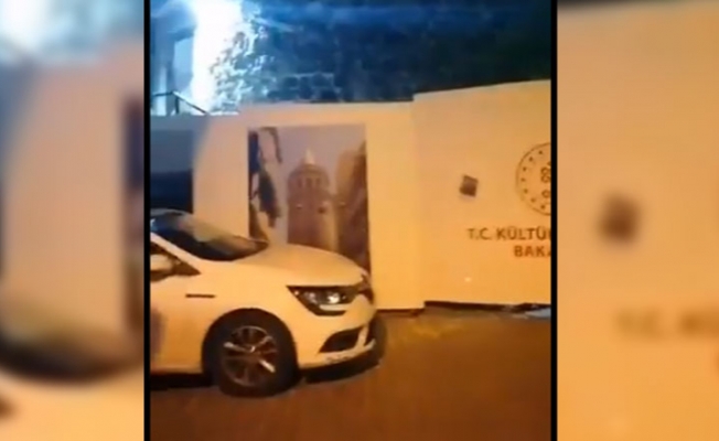 Tarihi yıkmaya yemin etmişler: Galata Kulesi'ne gece operasyonu
