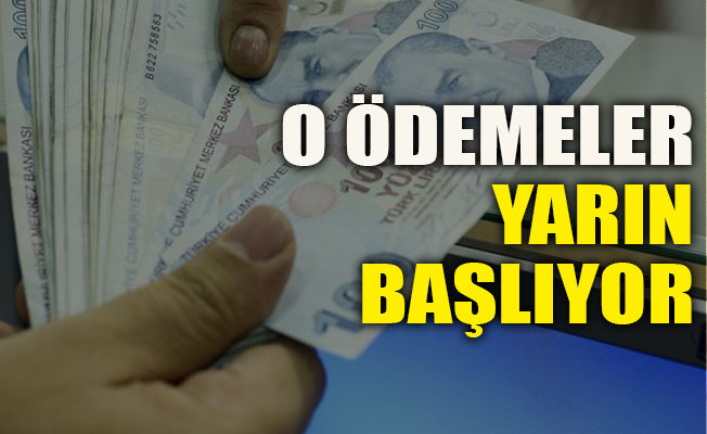 157 bin kişiye 90 milyon lira ödeme yapılacak