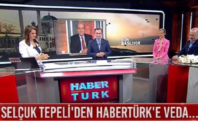 Fox'a geçtiği kesinleşti... Selçuk Tepeli HaberTürk'e canlı yayında veda etti