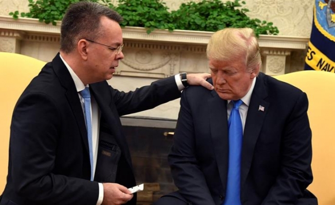 Trump'tan Rahip Brunson'a: Erdoğan senin suçsuzluğunu kabul etti
