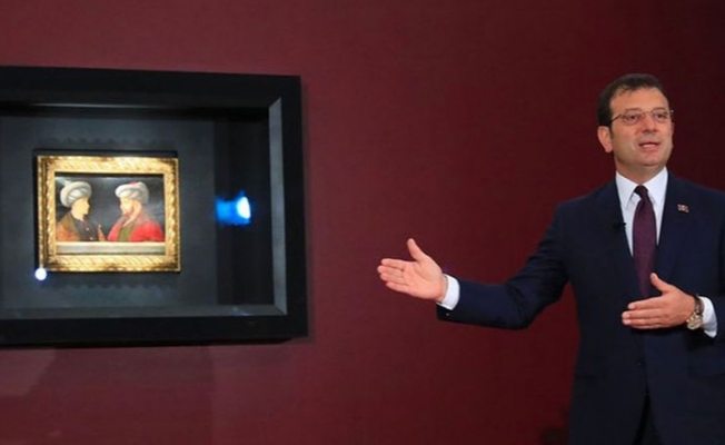 İmamoğlu Fatih'in tablosunu İBB'ye astı: Önemli bir devrimci