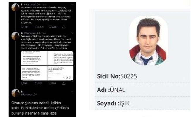 Genç kadının intihar mesajları: Ünal Işık tutuklansın!