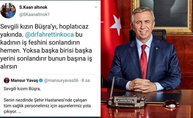 Mansur Yavaş'tan aşure isteyen hemşireyi tecavüzle tehdit ettiler!