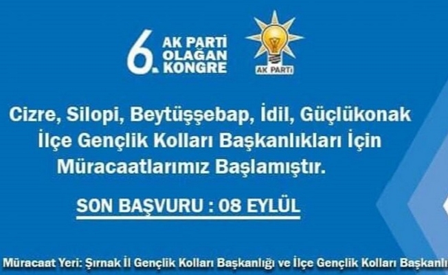 AKP sosyal medya ilanıyla başkan arıyor!
