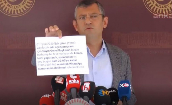 Özgür Özel çılgına döndü, saraydan gelen mektubu yırttı!