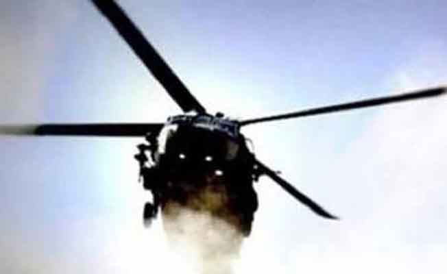 Irak'ta askeri helikopter düştü!