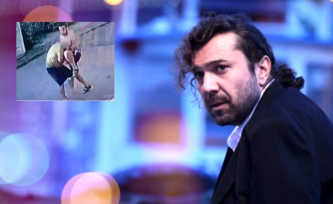 Şok görüntüler: Halil Sezai yaşlı adamı öldüresiye dövdü!