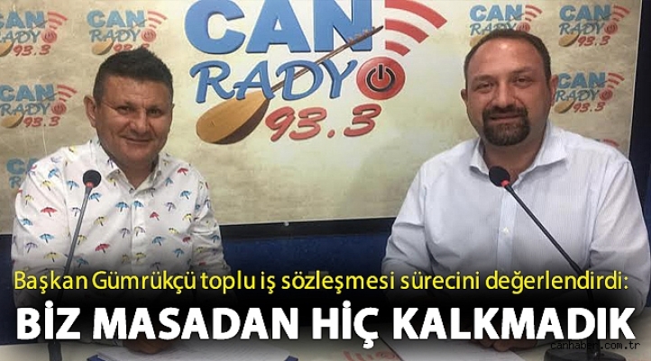 Başkan Gümrükçü: Başladığımız noktanın çok ilerisindeyiz